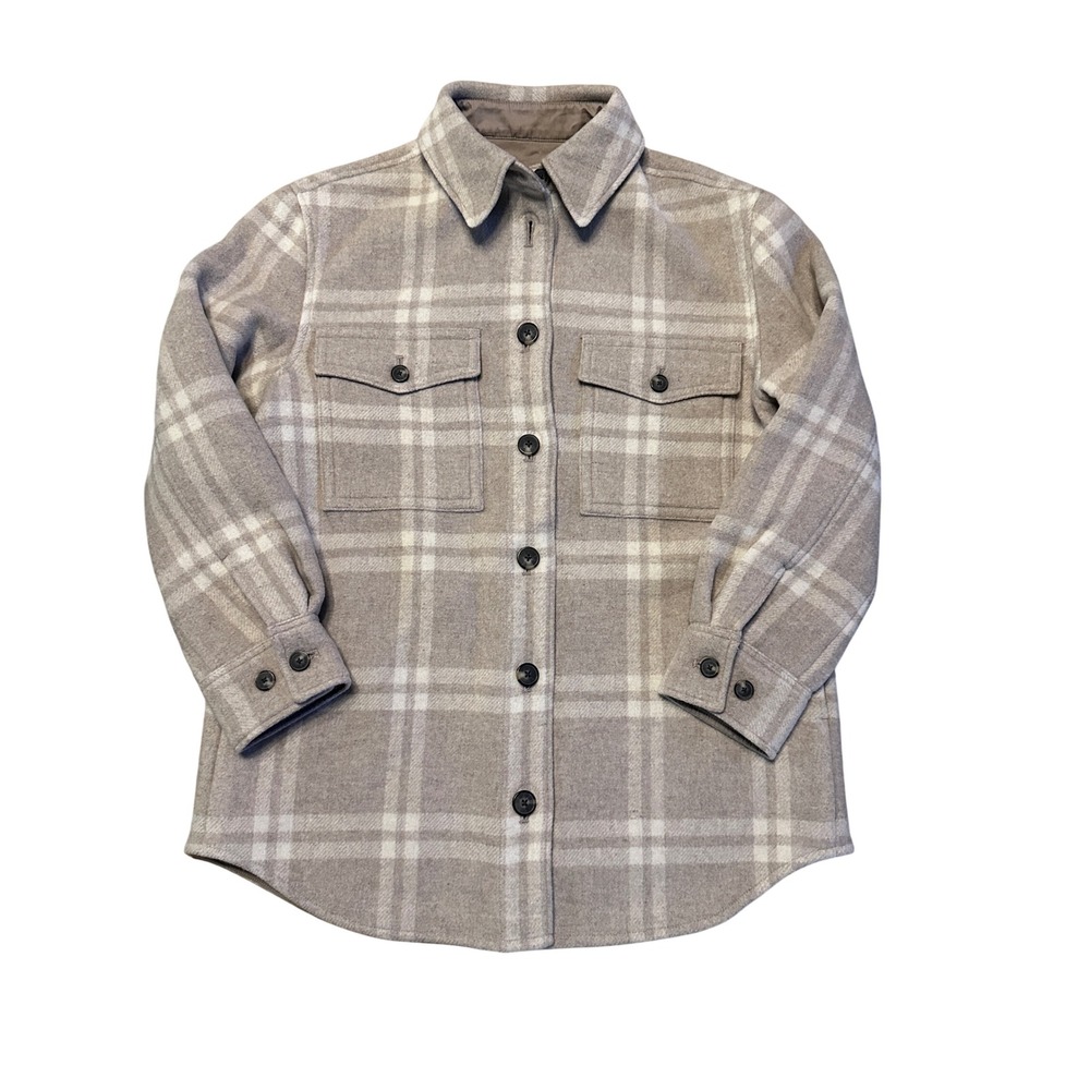 Everlane The Italian Rewool Oversized Shirt Jacket‎ Size Medium